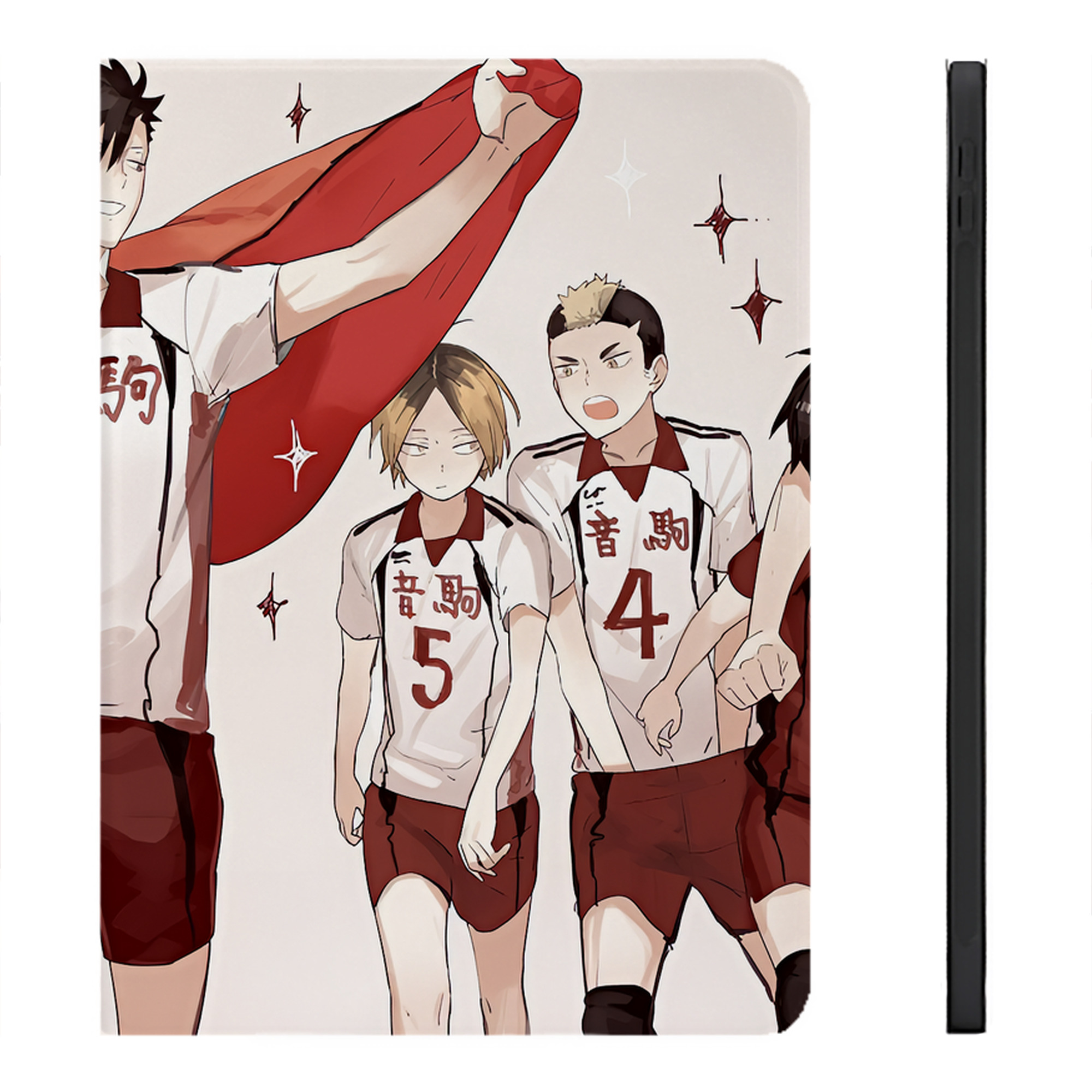 （画像用） ハイキュー!! Haikyu!! IPadケース ペンホルダー付き ブックスタイルデザイン